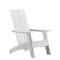 Flash Furniture White Modern Dual Slat Back Adirondack Chair JJ-C14509-WH-GG - alternate 5